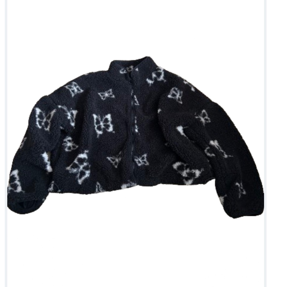 Wild Fable xxl cropped jacket black